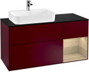 V&B Waschtischunterschrank Finion mit Wandbeleuchtung, Breite: 120 cm, Höhe: 50,1 cm, Tiefe: 50,1 cm - Bild 1