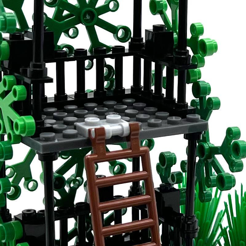 Linyi toy Dschungel Militär Szene Kommando Feld Armeestil 6–12 Jahre - Bild 3