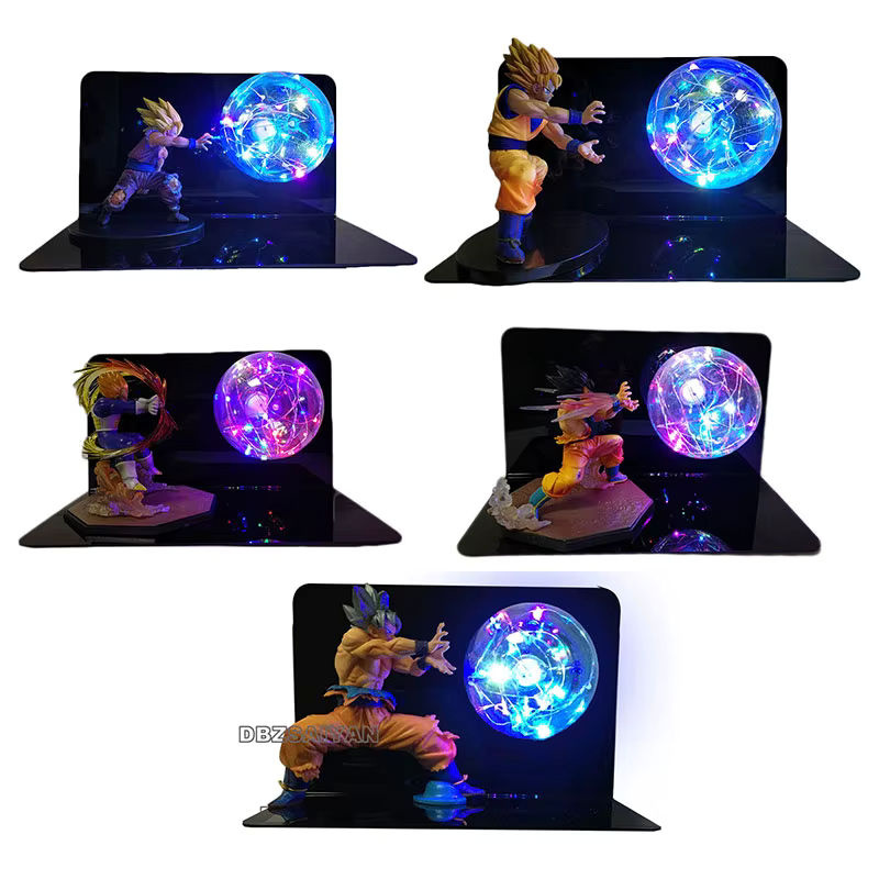 Bandai Dragon Ball LED Nachtlicht Goku Vegeta Gogeta - Bild 3