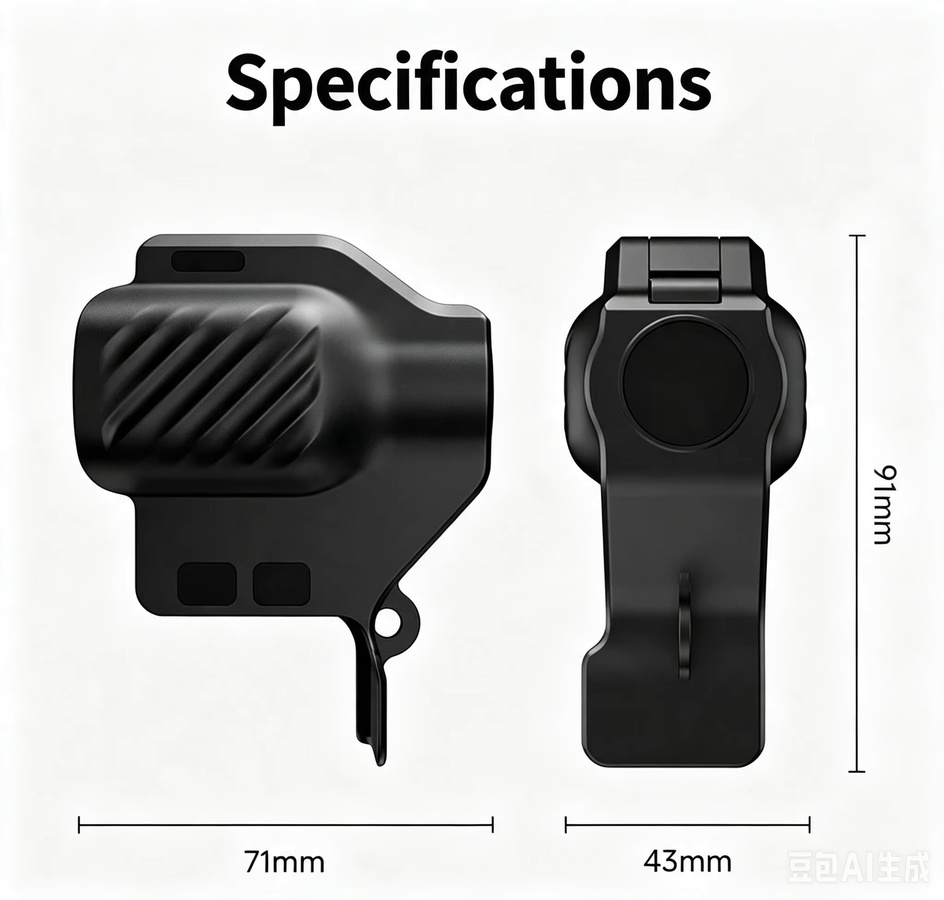 DJI Osmo Pocket 4P Magnetische Gimbal-Schutzhülle in Schwarz mit tragbarer Objektivkappe, Hartschalenhülle und Trageband sowie integrierter kratzfester Polsterung - Bild 2