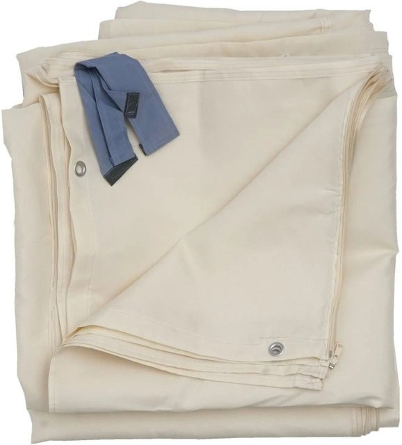 BERLINLODGE 4er-Set Ersatzseitenwände für Pergola Cadiz 4x4m, Farbe Creme, Material Polyester, H x B: 205 x 383 cm - Bild 1