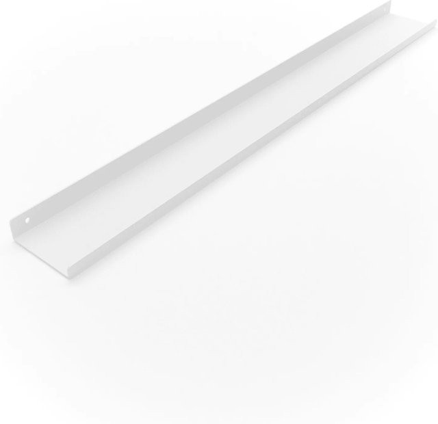HEVVA Regalleiste MARSEILLE aus Metall in Weiß, Breite: 80 cm - Bild 1