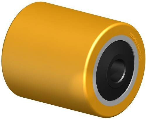 Blickle Hubwagenrolle HTHW 85X95/20-100K in Braun und Gelb mit einem Rad-Durchmesser von 85 mm und einer Tragfähigkeit von maximal 910 kg - Bild 1