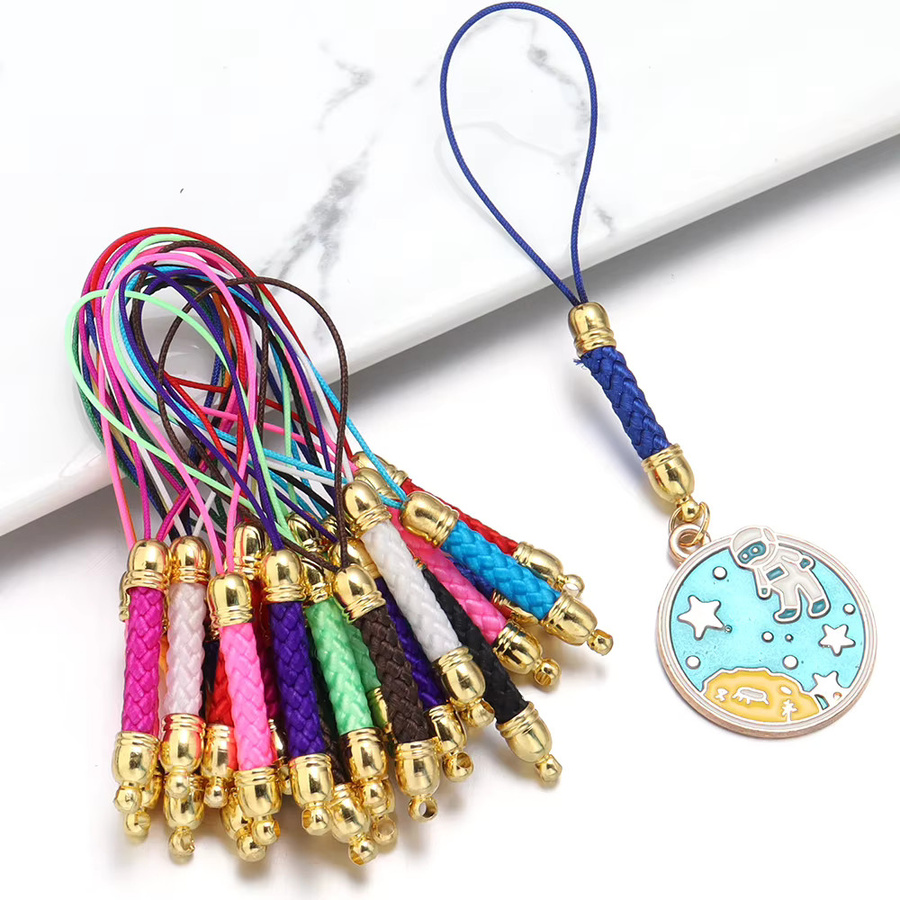 Lanyard Lariat Riemen, Messing, Goldfarbe, Unisex - Bild 3