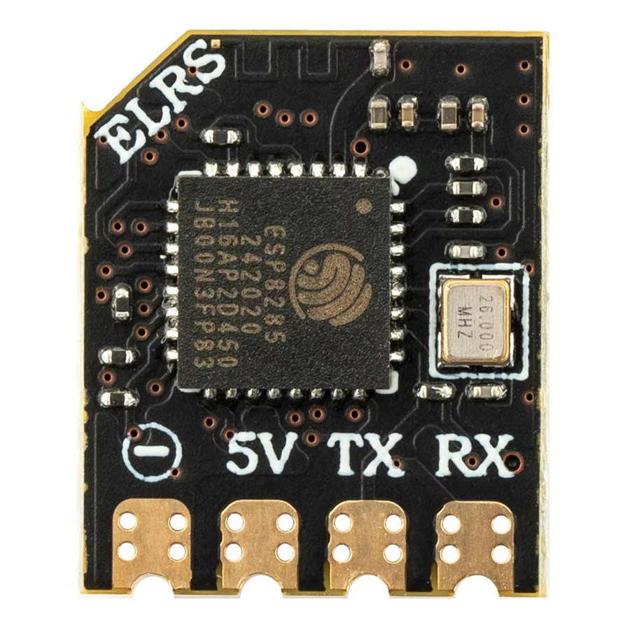 Radiomaster ExpressLRS ELRS Nano Empfänger RP1 RP2 RP3 V2 FCC 2,4 GHz mit T-Antenne für TX16S TX12 RC Radio Sender und FPV Drohnen in Schwarz - Bild 2