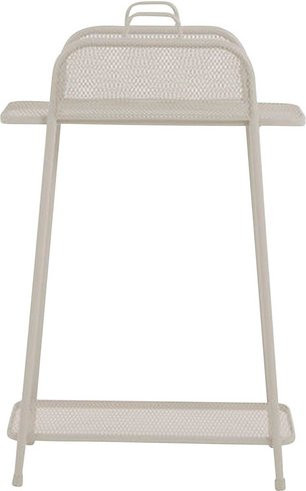 MWH Balkonregal Shelfo aus Metall in Beige, H x B x T: 106 x 27 x 27 cm - Bild 1