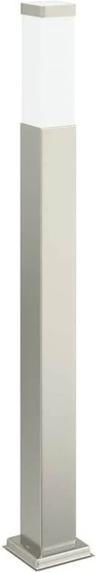 vidaXL Pollerleuchte aus Edelstahl in Silber, Höhe: 80 cm, IP44, E27 - Bild 1