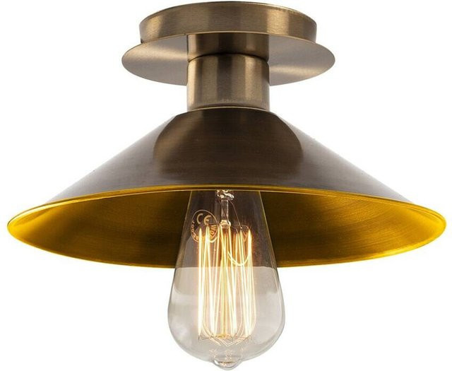 Opviq Deckenleuchte Berceste in Bronze aus Metall mit E27 Fassung, B/H/T: 24 x 12 x 24 cm - Bild 1