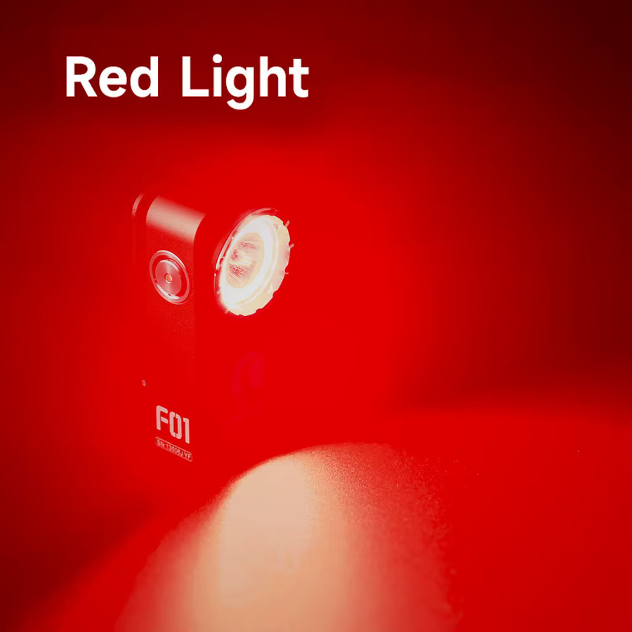 LUMINTOP F01 Clip-On-Taschenlampe mit COB-LED, 1200LM Flutlicht, Rot und Weiß, USB-C Aufladung und Magnet, EDC Outdoor Camping Leuchte - Bild 2