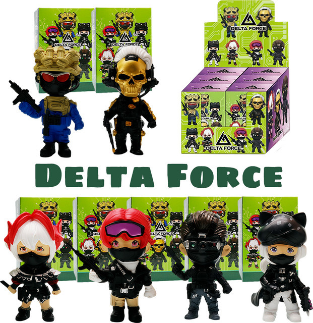 Bandai Delta Force Hawk Ops Actionfiguren, 6-teiliges Set - Bild 1