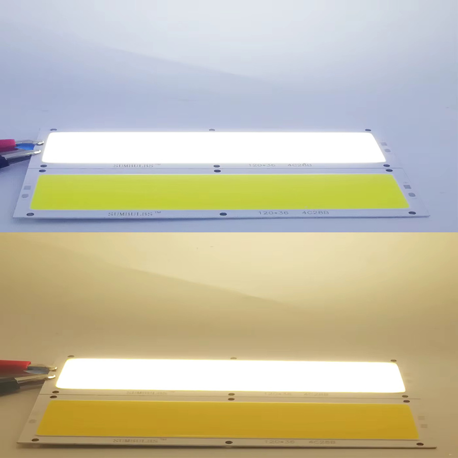 SUMBULBS COB LED Streifen Licht 12V DC 8W 800LM Warmweiß/Kaltweiß B: 150 mm, H: 26 mm - Bild 2