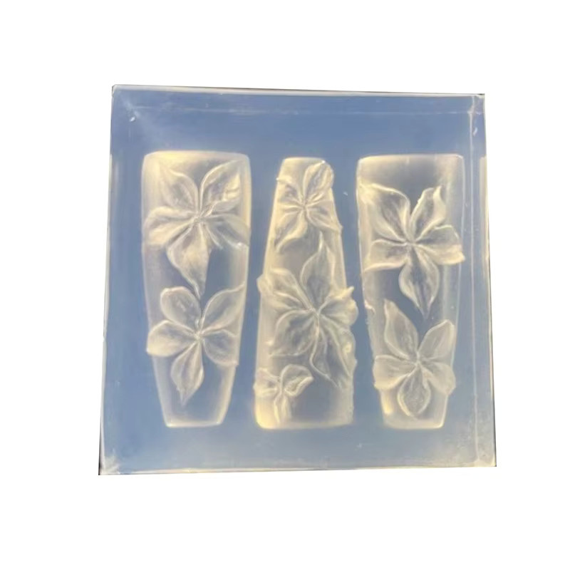 Jiauting Nail Art Silikonform, 3D Schmetterling und Blume, Nagelform - Bild 3