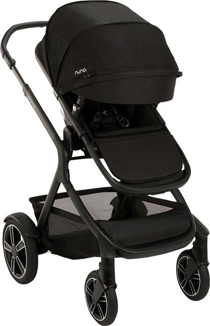 Nuna Kinderwagen DEMI next Kombikinderwagen in Schwarz mit Federung und Schwenkrädern - Bild 1