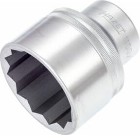 Hazet Doppel-6-Kant-Steckschlüssel-Einsatz 1100Z-55 s in Silber, Größe 55 mm, Vierkant 25 mm (1") - Bild 1