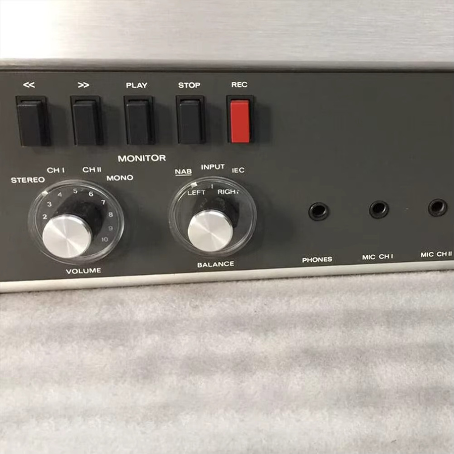 4-teiliges Set Revox Knopfabdeckungen aus Aluminiumlegierung in Silber für A77 A76 A78 Ersatzknöpfe - Bild 1