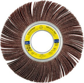 Klingspor SM 611 Schleifmopräder LS 309 X, Korn 80, Farbe Braun, Durchmesser: 250 mm, Breite: 50 mm, Höhe: 68,2 mm - Bild 1