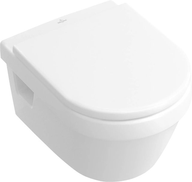 Villeroy & Boch Wand-WC Architectura Tiefspüler Weiß spülrandlos CeramicPlus B: 37 cm, T: 53 cm - Bild 1