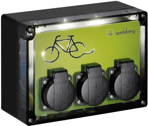 Spelsberg TG BCS 3 BE/FR LED E-Bike-Akku Ladegerät in Schwarz und Multicolour - Bild 1