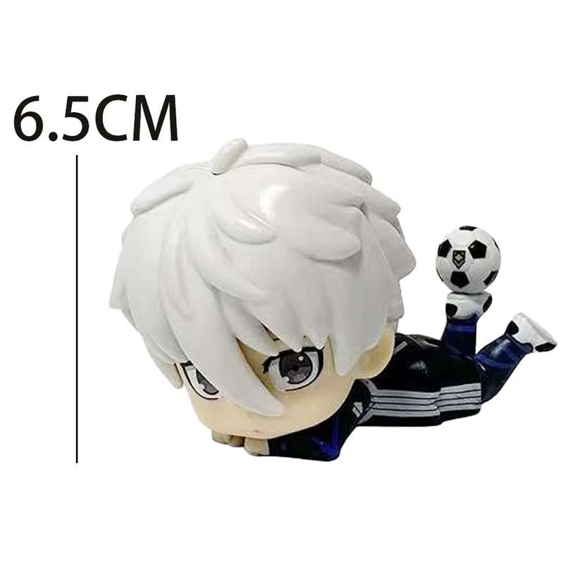 2er-Set Blue Lock Anime Figuren Q-Version Nagi Seishiro und Isagi Yoichi aus Kunststoff, mehrfarbig - Bild 4