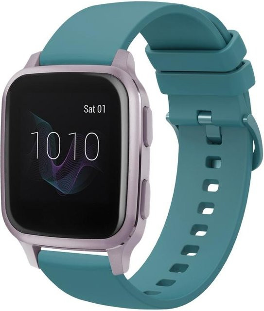 Uhrenarmband Silikon, 20 mm, grün, Unisex - Bild 1