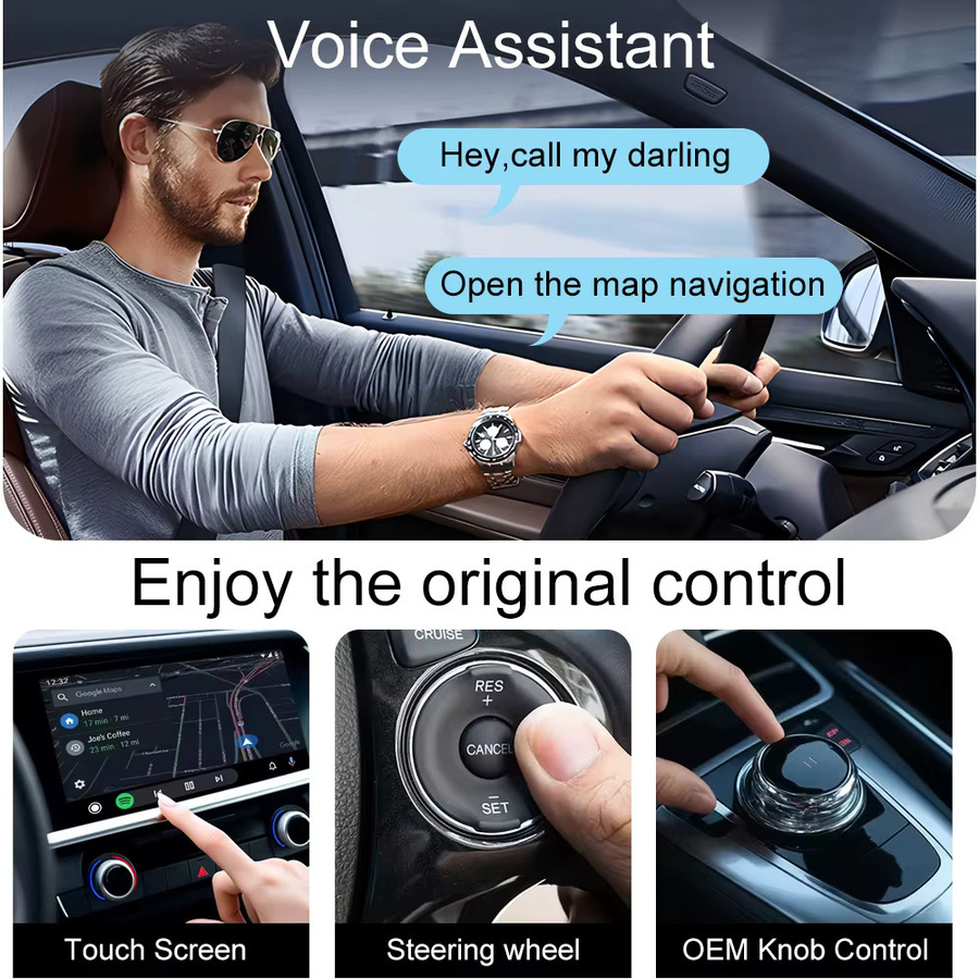 FLIXIVI 2-in-1 CarPlay und Android Auto kabelloser Adapter mit WLAN-Schnellverbindung für Nissan - Bild 4