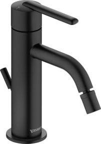 Duravit Bidet-Einhebelmischer Balcoon in Schwarz Matt mit Pop-up-Abflussgarnitur - Bild 1