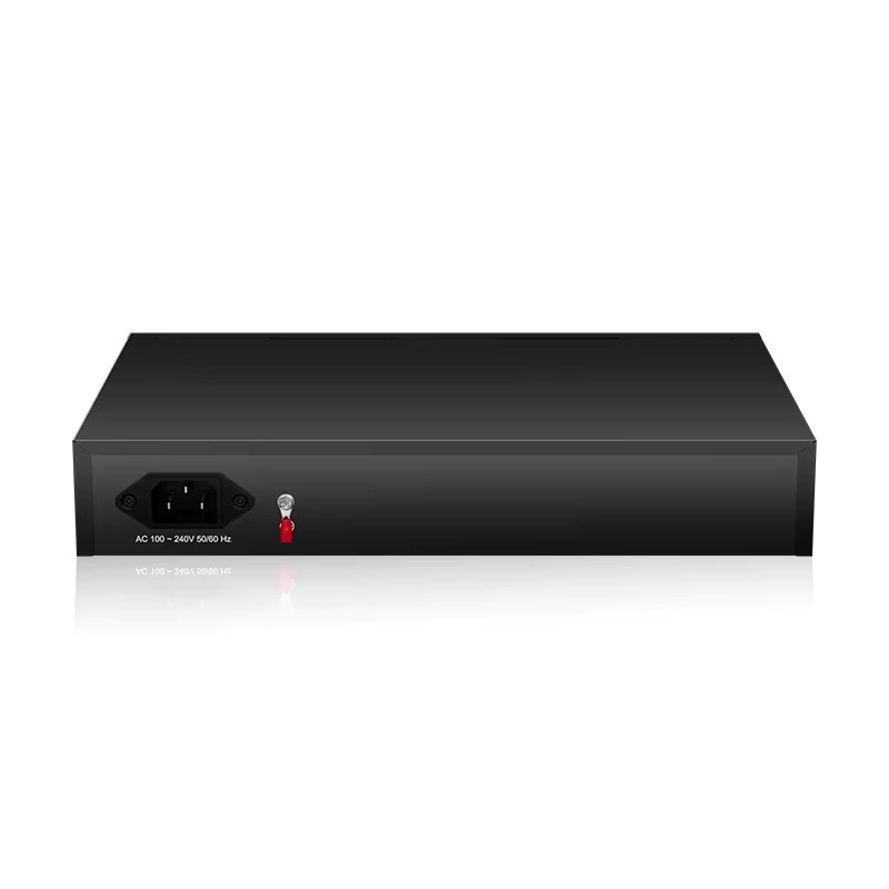 KeepLiNK 8-Port 10G Multi-Gig L3 Managed Ethernet Switch in Schwarz mit 4 x RJ45 und 4 x SFP+ für Desktop oder Wandmontage - Bild 3