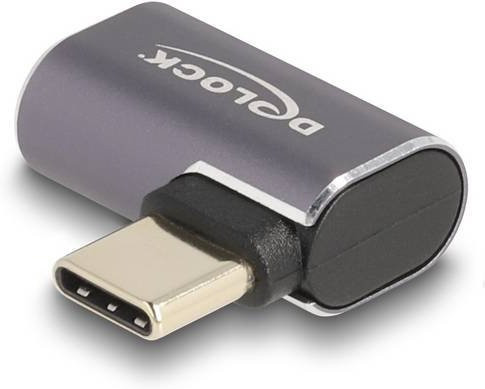 Delock USB-C auf USB-C Adapter Grau 60047 - Bild 1
