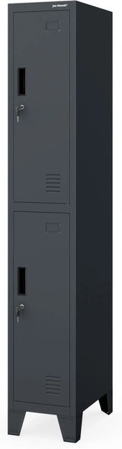 Jan Nowak Garderobenschrank Bartek 1 Plus in Anthrazit Matt, B/T/H: 29 x 45 x 172 cm - Bild 1