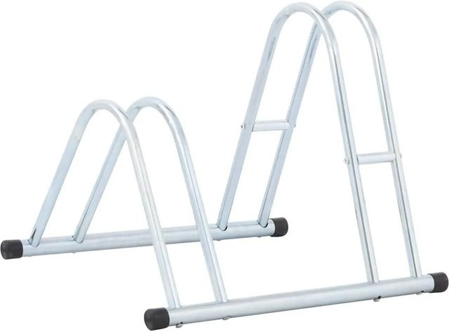 vidaXL Fahrradständer für 2 Fahrräder aus verzinktem Stahl, freistehend - Bild 1
