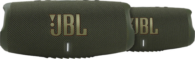 JBL Charge 5 Bluetooth Lautsprecher Doppelpack in Grün - Bild 1