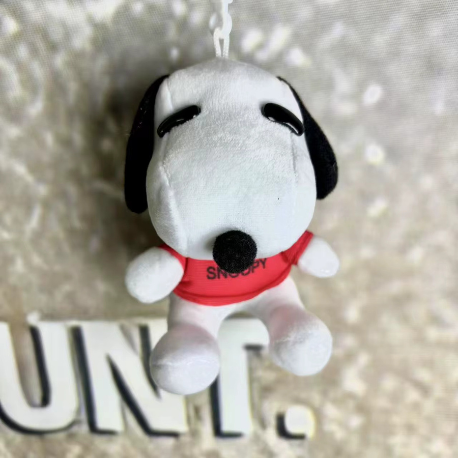 Bandai Peanuts Snoopy Woodstock, Plüsch-Anhänger, 3-teiliges Set - Bild 2