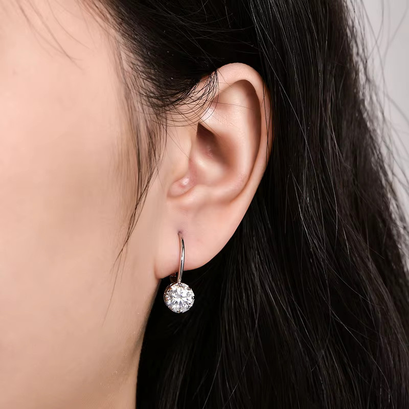 OXTAO Ohrhänger, 14 Karat Gold gefüllt, Diamant, Damen - Bild 3