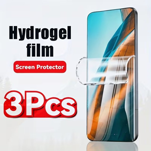 3er Pack Hydrogel Displayschutzfolie für Motorola G85 G84 G77 G67 G35 G24 G17 transparent - Bild 1