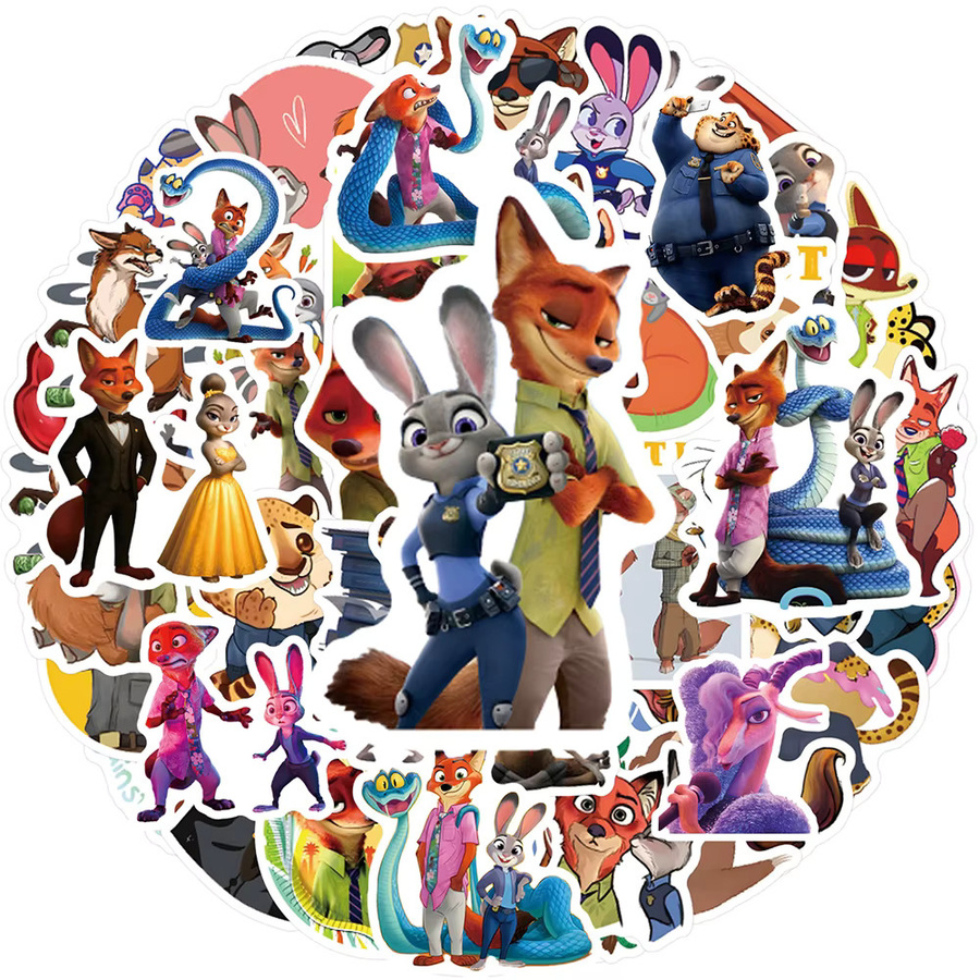Disney Zootopia 2 Aufkleber, 10 Stück - Bild 2