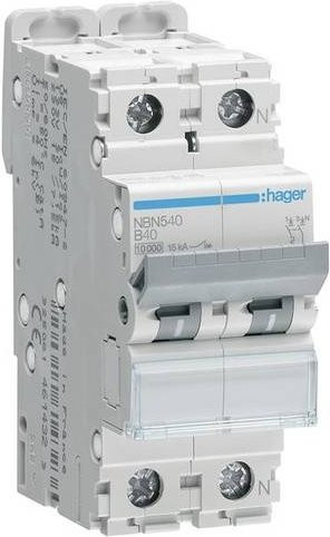 Hager Leitungsschutzschalter NBN540 2polig 40A 230V - Bild 1