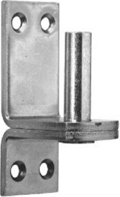 POLLMANN Aufschraubhaken D2,10mm aus Eisen, galvanisch hell verzinkt, Silber - Bild 1