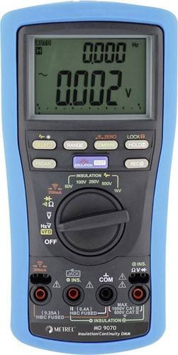 Metrel MD 9070 Isolationsmessgerät in Blau mit Messbereichen von 50 V bis 1000 V und 25,0 GΩ - Bild 1