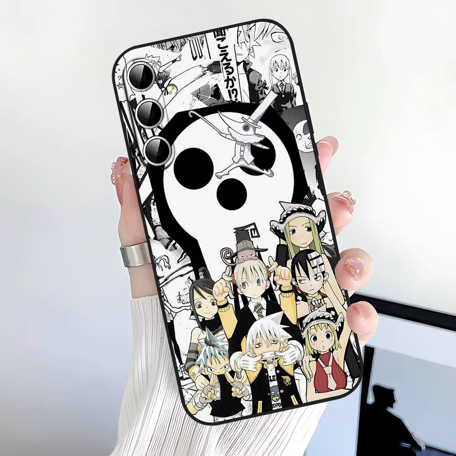 Anime Soul Eater Soft Cover Handyhülle für Samsung Galaxy S21 S22 S23 S24 S25 S26 Ultra FE Plus 5G A52S in Multicolour - Bild 2