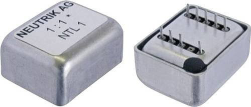 Neutrik NTL1 Audio-Übertrager in Silber und Grau mit 600 Ohm Impedanz und 1:1 Windungsverhältnis - Bild 1