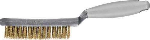 PFERD Handbürste HBUP mit Messing-Draht Ø 0,30 mm und ergonomischem Kunststoffkörper, 10er Packung - Bild 1