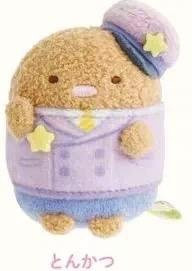 Yiran toy Sumikko Gurashi Sternenzug Kapitän Plüschtier Schlüsselanhänger, Weißer Bär Tonkatsu Eidechse Garnelen, ab 18 Jahre - Bild 1