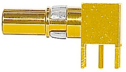 HARTING Koaxialkontakt 09030006269 aus Messing mit Goldbeschichtung - Bild 1