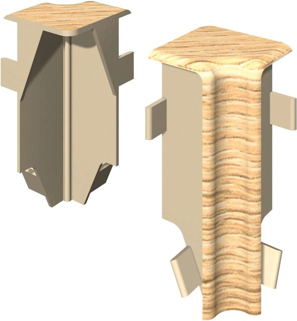 Egger Innenecke Kubisch in Eiche Sand, 2 Stück - Bild 1