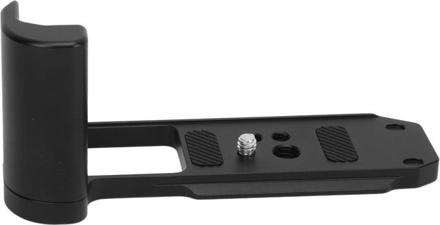 KONNWEI Kamera L-Halterung mit Schnellwechselplatte für vertikale und horizontale Ausrichtung, Aluminiumlegierung, Schwarz - Bild 1