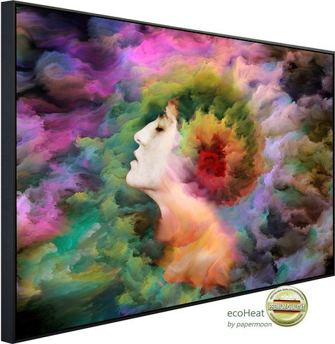 papermoon Infrarotheizung EcoHeat Träumende Spiritualität mit Matt-Effekt in Bunt, App-Steuerung und Überhitzungsschutz, B/H/T: 60 x 60 x 5 x 60 cm - Bild 1