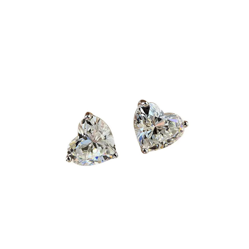 OBEAR Herz-Ohrringe, 925 Silber, Zirkonia, Damen - Bild 4