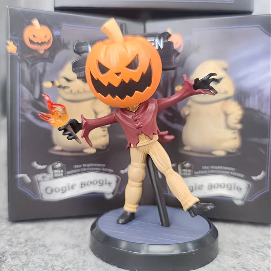 MINISO Disney Jack Skellington Halloween Actionfiguren Blind Box Set, Mehrfarbig, 6 Stück - Bild 3