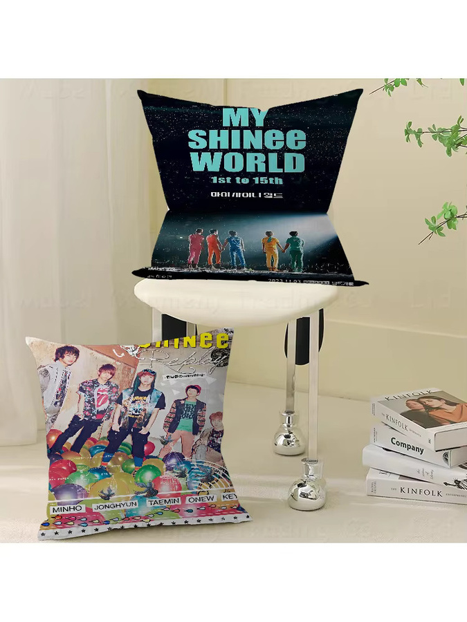 SHINee Kpop Kissenbezug mit Ahorn Design in Multicolor - Bild 4
