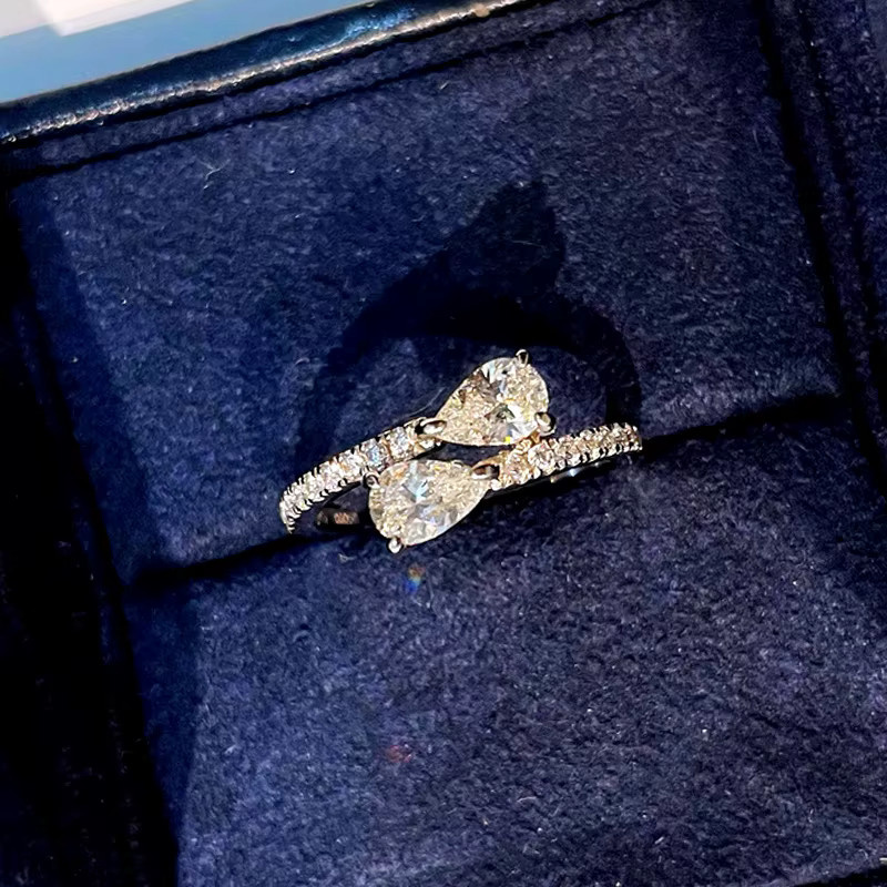 Huitan Ring, Zirkonia, Silber, Damen - Bild 3